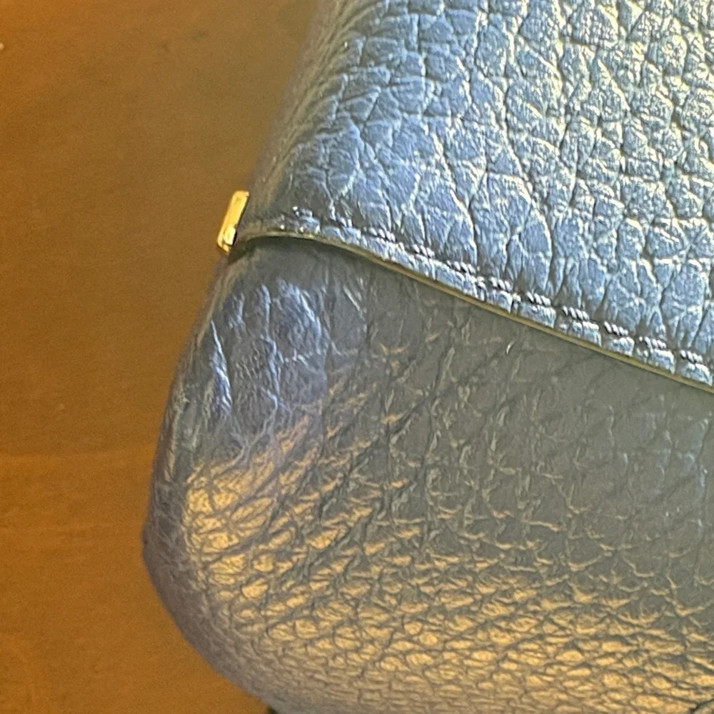 KATE SPADE - EUC Southport Ave Sloan Satchel Cobalt Blue Leather Bag